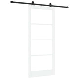 Sliding Door ORKDAL White and Black 93 x 211 cm 3332038