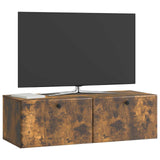 Wall-Mounted TV Cabinet 98 x 41 x 30 cm Smoked Oak 899210