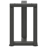 Coffee Table Legs T-Shaped 2 pcs Anthracite 28x25x cm Steel 4013022