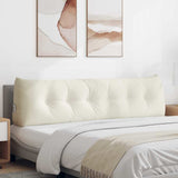 Back Pillow Cream 180 x 24 x 50 cm Velvet 42014583