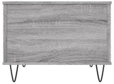 Coffee Table Grey Sonoma 60x44.5x45 cm Engineered Wood 830954