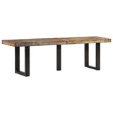 Bench 160 cm Solid Wood Reclaimed and Steel 4006412