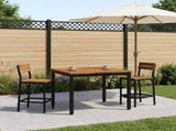 Coffee Table Natural and Black 100 x 100.5 x 45 cm 901289
