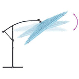 Garden Parasol with Steel Pole Blue 290x290x238 cm 4005083