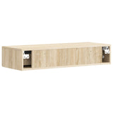 Wall-Mounted Side Table Sonoma Oak 87.5 x 34.5 x 17 cm 899007