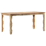 Dining Table 160x80x76 cm Solid Reclaimed Wood 286490