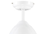 Reversible Ceiling Fan with Light, 3 Blades Indoor Modern Mount White LED Lighting Fan with Remote T3398P329551