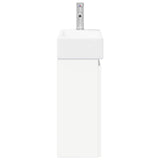Bathroom Vanity Unit with Tap White 45.5 x 25.5 x 84 cm 889491