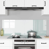 Kitchen Backsplash 2 pcs White 70 x 50 cm Tempered Glass 3415519