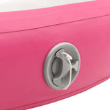 Inflatable Gymnastic Mat with Pump 100x100x15 cm PVC Pink 92706