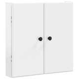 Dartboard Cabinet BREDA High Gloss White 52.5 x 10.5 x 53.5 cm 897549