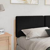 Upholstered Headboard Brown and Black 160 cm Solid Pine Wood 880060