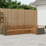 Outdoor Sofa Set 5 pcs Natural 331 x 172.5 x 73 cm 3383367