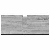 Bathroom Sink Cabinet Grey Sonoma 80x33x60 cm Engineered Wood 842464