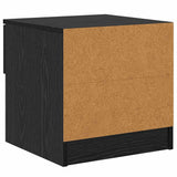 Bed Cabinet 2 pcs Black Oak 40 x 39 x 40cm Engineered Wood 880518