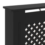 MDF Radiator Cover Black 78 cm 325568