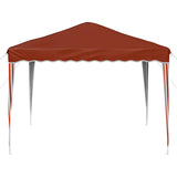 Pop-up Party Tent 288 x 288 x 245 cm Terracotta Oxford Fabric 42019754
