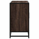 Bathroom Sink Cabinet Brown Oak 80x33x60 cm Engineered Wood 849293