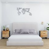 Bedside Cabinets 2 pcs 40x33x46 cm Solid Wood Mango 345209