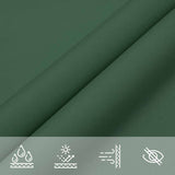 Sun Shade Sail Dark Green 7x5x5 m 100% Polyester Oxford 42002284