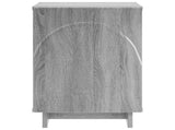 Bedside Cabinet 2 pcs Grey Sonoma 33.5 x 34.5 x 50 cm 8011418