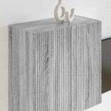 TV Wall Cabinet Grey Sonoma 59.5 x 31 x 60 cm Engineered Wood 892355