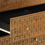 Side Cabinets 2 pcs 60x33x75 cm Solid Wood Mango 3206309