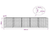 Gabion with 5 mm Wire and 10x10 cm Mesh 500x50x150 cm 3465244