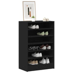 Shoe Cabinet Black 60x35x92 cm Engineered Wood 808946