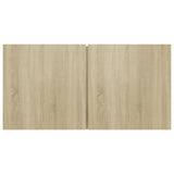 4 Piece TV Cabinet Set Sonoma Oak Engineered Wood 3114336