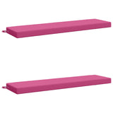 2-Piece Bench Cushions SOEST 2 pcs 100% Polyester Pink 949825