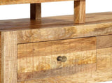 TV Cabinet 120x30x40 cm Solid Mango Wood 248099