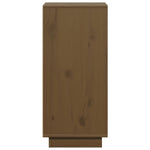 Sideboards 2 pcs Honey Brown 31.5x34x75 cm Solid Wood Pine 813357
