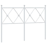 Metal Replace Headboard White 120cm 376582