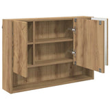 Bathroom Furniture Set with Drawer with Shelf 3 pcs Artisan Oak 3393042