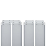Retractable Side Awning Blue 100x1000 cm 48476
