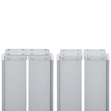 Retractable Side Awning Blue 100x1000 cm 48476