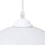 ZNTS Pendant Lamps 2 pcs Height Adjustable E27 White Ø 30 cm Metal 4103452