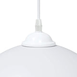 ZNTS Pendant Lamps 2 pcs Height Adjustable E27 White Ø 30 cm Metal 4103452