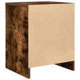 Bedside Cabinets 2 pcs with Drawer Smoked Oak 40x34x50 cm 858776