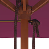 Garden Parasol Bordeaux Red 44537