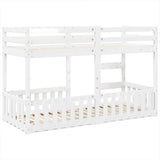 Bunk Bed White 90x190 cm Solid Wood Pine 3308593