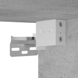 Highboard Concrete Grey 69,5x34x180 cm Engineered Wood 3195823