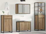 Bathroom Furniture Set with Drawer Artisan Oak Engineered Wood 3403057