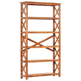 Bookshelf 100x30x180 cm Solid Acacia Wood Honey Finish 289626