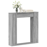 Fireplace Surround Grey Sonoma 100 x 20 x 100 cm 8006621