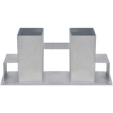 Firewood Stack Aid 4 pcs 34 x 10 x 15 cm Steel 41925