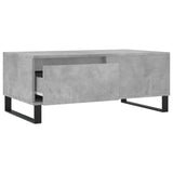 Coffee Table Concrete Grey 90x50x36.5 cm Engineered Wood 830816