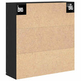 Mirror Cabinet Black Oak 64 x 20 x 67 cm Engineered Wood 862096