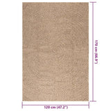 Rug ZIZUR 120x170 cm Jute Look Indoor and Outdoor 364839